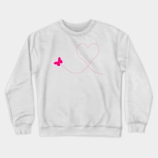 Love butterfly Crewneck Sweatshirt